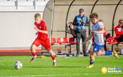 Wywiady pomeczowe z zawodnikami AKS 1947 Busko-Zdrój po meczu przeciwko drużynie z Sandomierza [VIDEO]