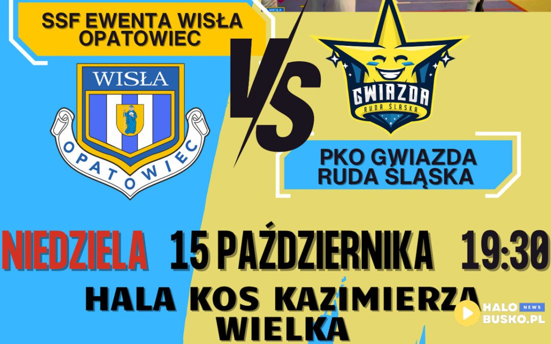 Gratka dla fanów futsalu! SSF Ewenta Wisła Opatowiec podejmuje lidera 1 ligi futsalu!