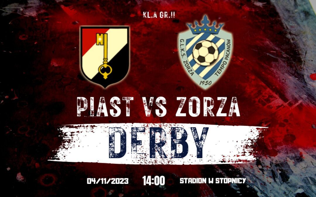 Kolejne derby Piast Stopnica! Czy zespół trenera Mateusza Zocha utrzyma pozycję lidera po meczu przeciwko Zorzy Tempo Pacanów?