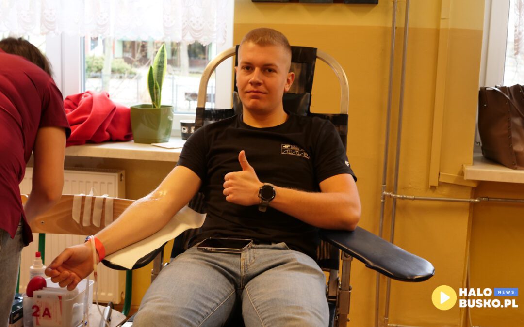 Podsumowanie akcji krwiodawstwa w Busku-Zdroju dedykowanej Wiesławowi Buckiemu!  [VIDEO]