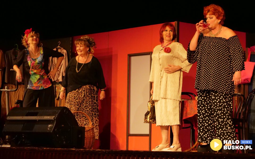 Spektakl „Klimakterium …i już” rozbawił publiczność w Buskim Samorządowym Centrum Kultury [VIDEO]