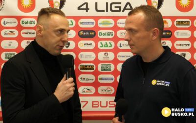 Wywiady po ostatnim meczu rundy jesiennej AKS 1947 Busko-Zdrój – LKS Orlęta Kielce [VIDEO]