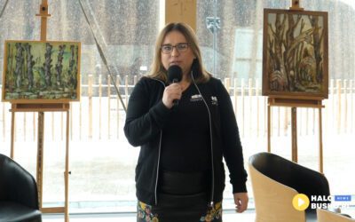 Wystawa „Aniołowo” Olgi Hnatyszak-Myśliwiec w buskiej Tężni [VIDEO]