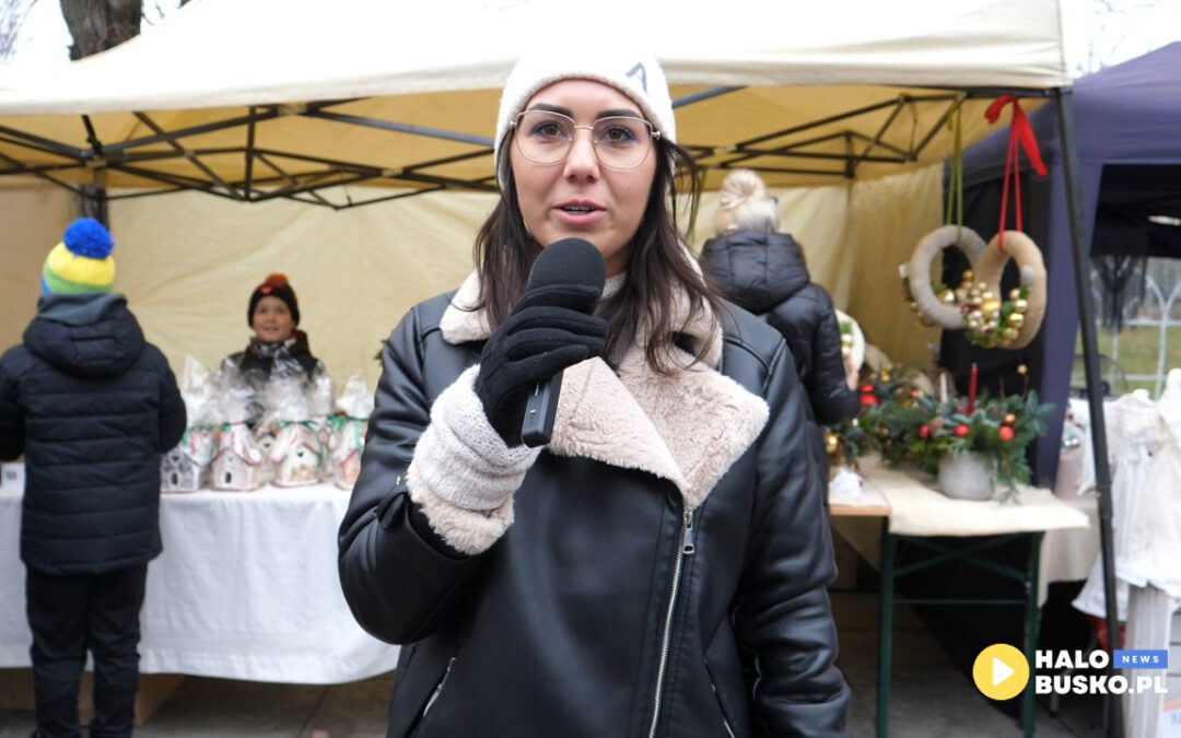 Jarmark Bożonarodzeniowy 2023 w Busku-Zdroju – relacja z wydarzenia [VIDEO]