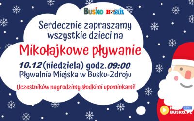 10 grudnia odbędzie się Mikołajkowe Pływanie na Pływalni Miejskiej w Busku-Zdroju! [VIDEO]