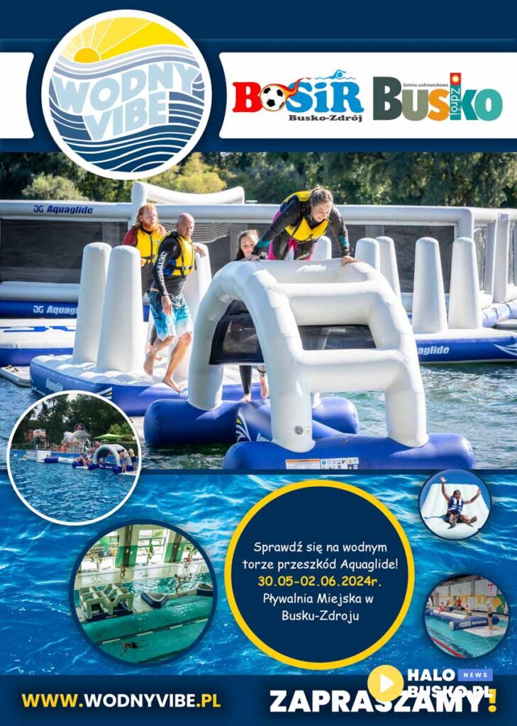 wodny tor przeszkód w busku-zdroju