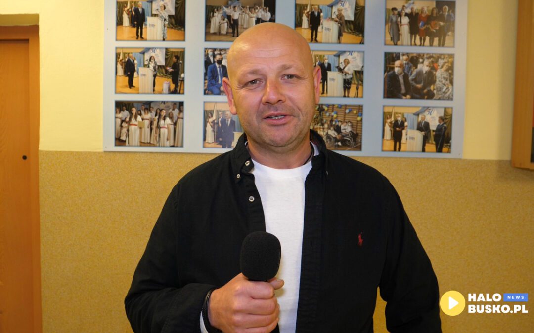 Grzegorz Duda odwiedził uczniów SOSW w Busku-Zdroju [VIDEO]