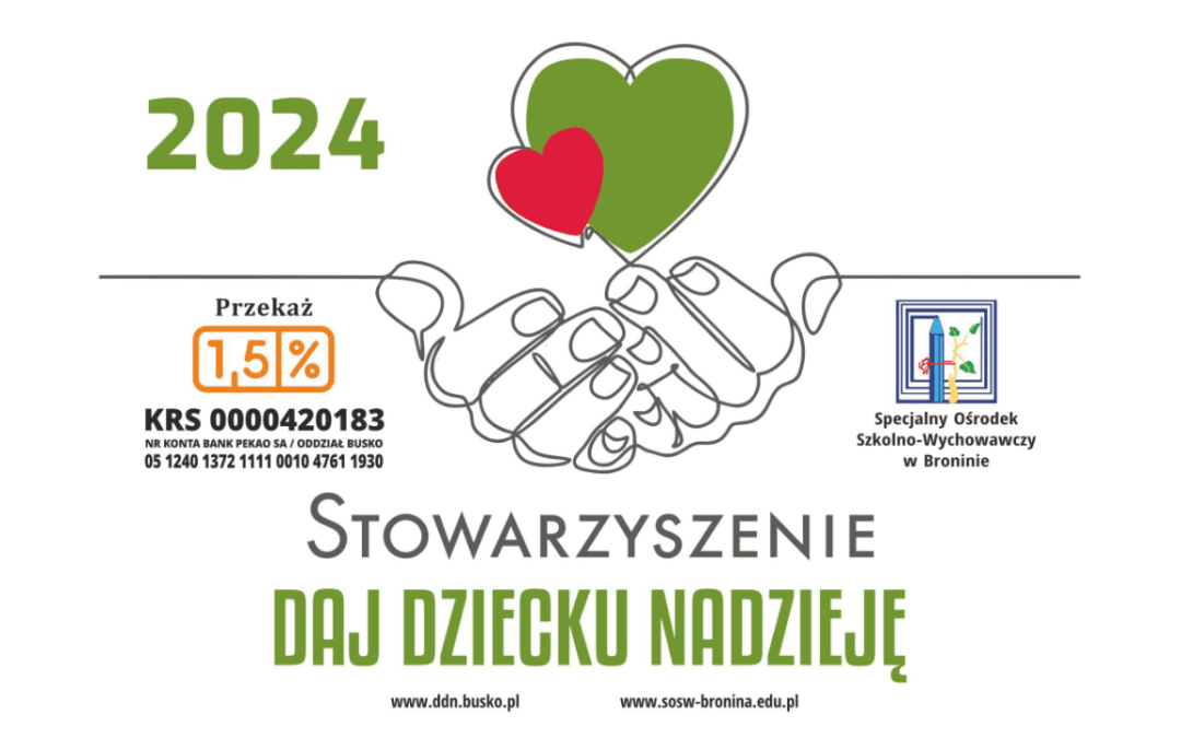 Oddaj 1.5% podatku na Stowarzyszenie „Daj Dziecku Nadzieję” [VIDEO]