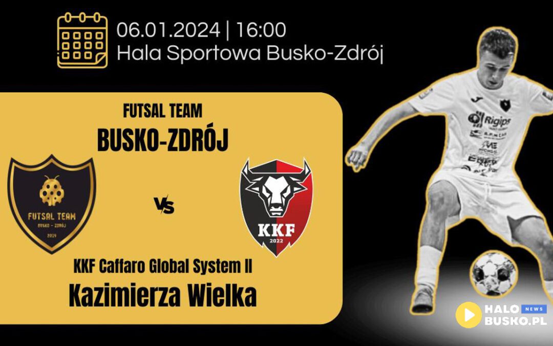 Już w ten weekend Futsal Team Busko-Zdrój zmierzy się z II zespołem Caffaro!