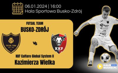 Już w ten weekend Futsal Team Busko-Zdrój zmierzy się z II zespołem Caffaro!