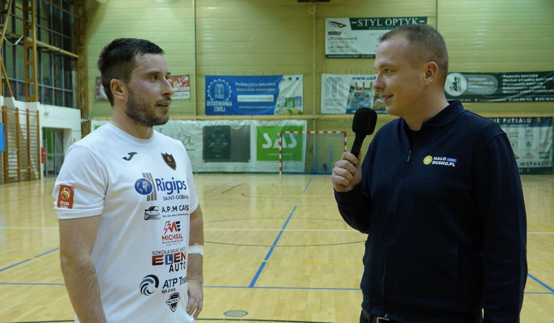 Zobaczcie co ma do powiedzenia Krystian Bracisiewicz po ostatnim meczu Futsal Team Busko-Zdrój [VIDEO]