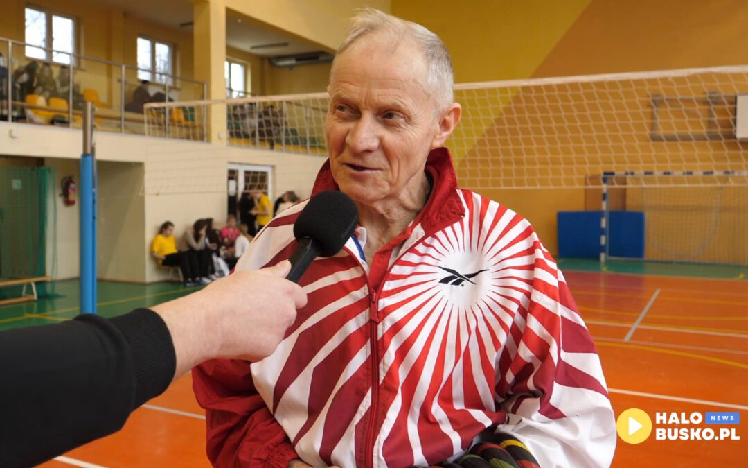 Mistrz ringo gościł w Zespole Szkół Ponadpodstawowych w Busku-Zdroju [VIDEO]