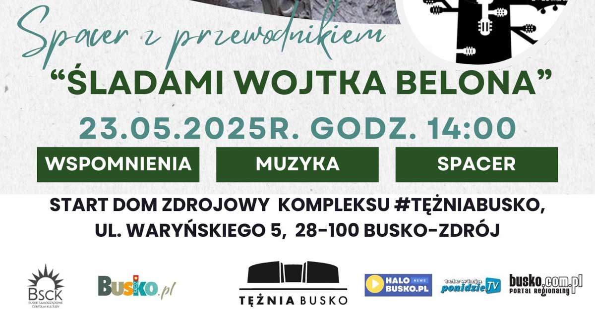 śladami wojtka belona - spacer po busku-zdroju