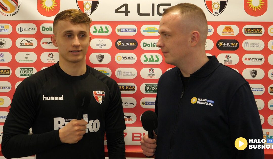 Rozmowa z kolejnym nowym zawodnikiem AKS 1947 Busko-Zdrój – przed Wami Maciek Żądło [VIDEO]