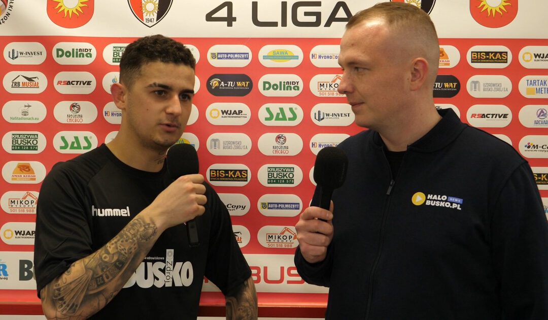 Rozmawialiśmy z nowymi zawodnikami AKS 1947 Busko-Zdrój – przed Wami Sebastian Kaczmarczyk [VIDEO]
