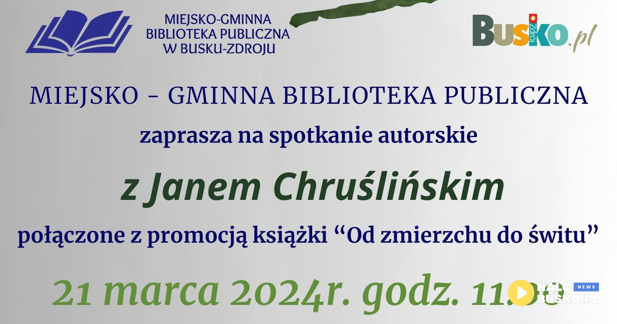 spotkanie z janem chruślińskim w busku-zdroju