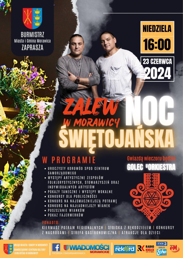 Noc Świętojańska nad Zalewem w Morawicy