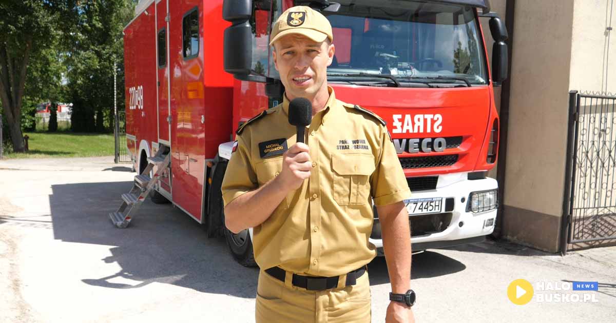 ćwiczenia straży w metal-kop