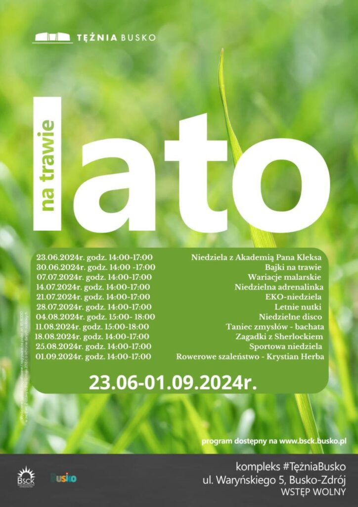 lato na trawie busko