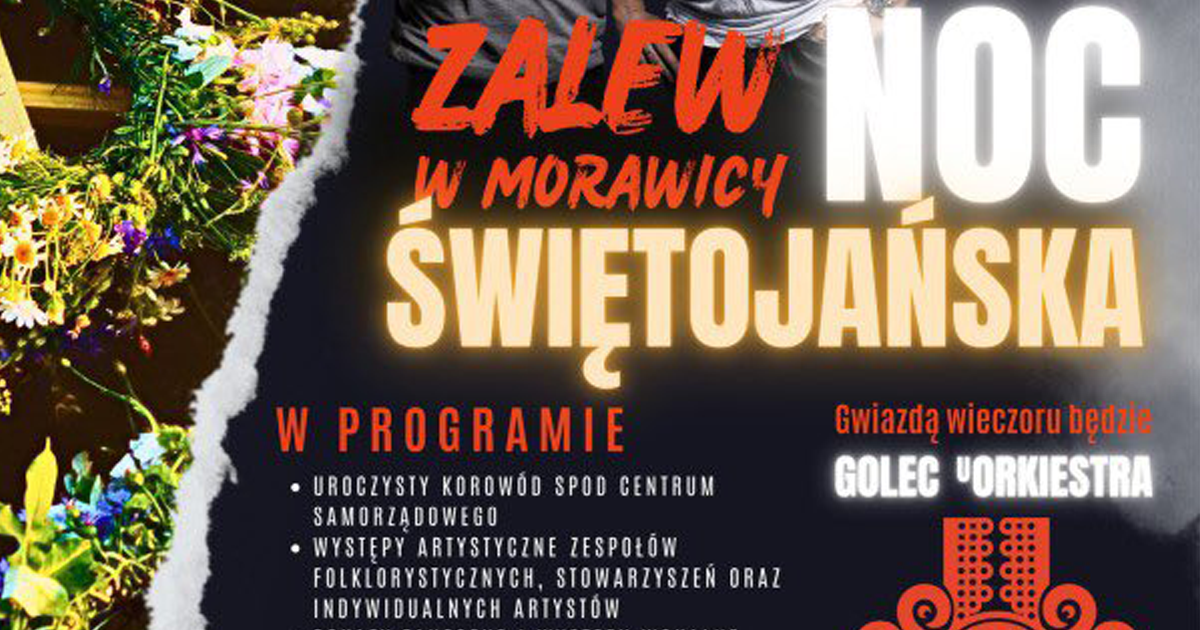 Noc Świętojańska nad Zalewem w Morawicy