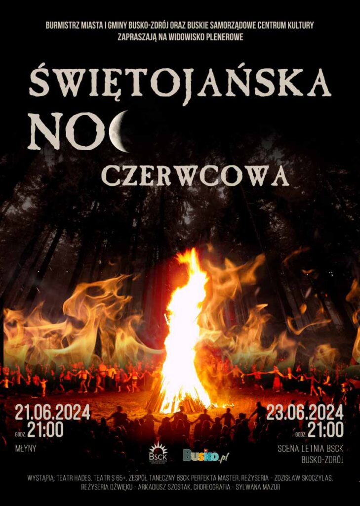 świętojańska noc czerwcowa w busku-zdroju