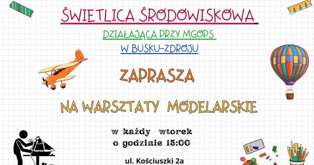 warsztaty modelarskie w busku-zdroju