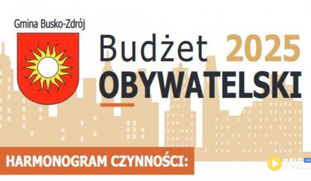 Poznaliśmy listę projektów, które spełniły wymogi formalne do Budżetu Obywatelskiego 2025 w Gminie Busko-Zdrój.