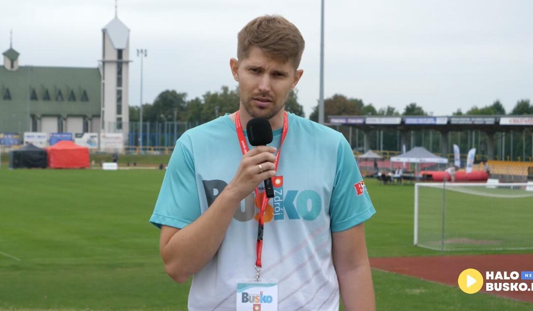 Łukasz Prażuch reprezentujący BOSIR dziękuje wszystkim, którzy przyczynili się do organizacji III Półmaratonu Buskiego (VIDEO)