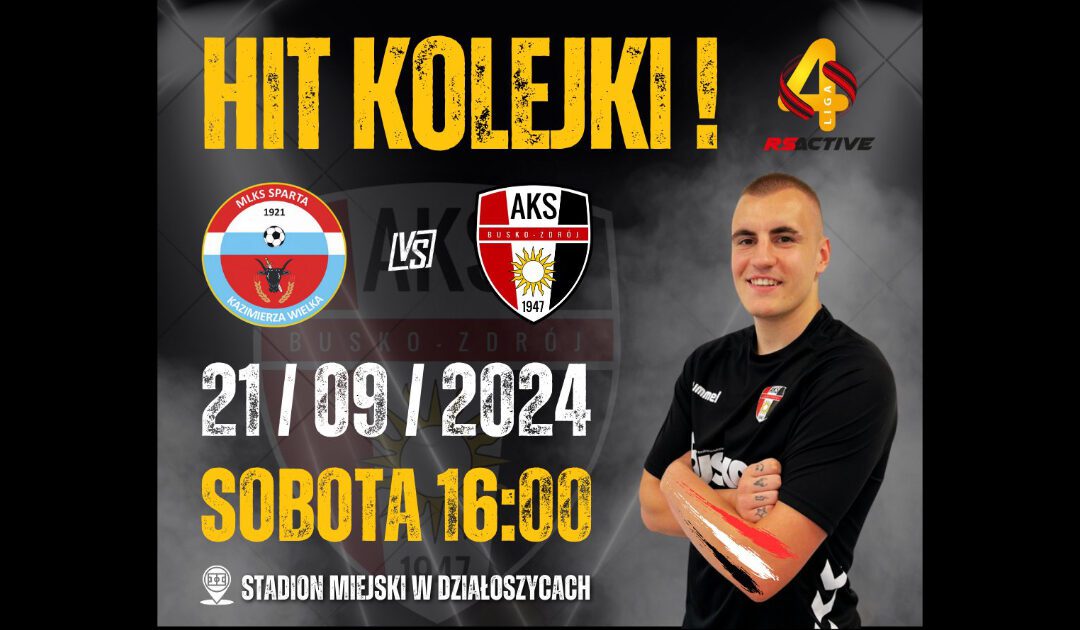 AKS 1947 Busko-Zdrój przegrywa w meczu kolejki o pozycję lidera!