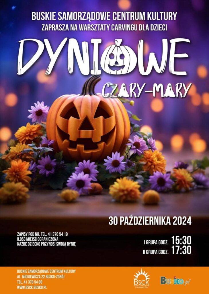 Warsztaty dyniowe dla dzieci w Busku-Zdroju