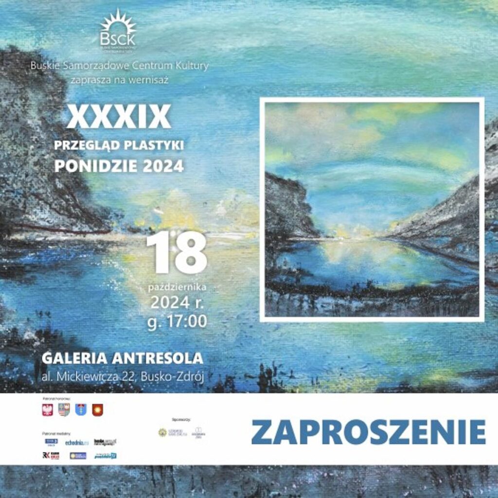 XXXIX Przeglad Plastyki Ponidzie 2024 w Busku Zdroju