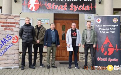 Ponad 17 litrów krwi zebrano podczas Akcji Honorowego Oddawania Krwi w Szańcu koło Buska-Zdroju! (ZDJĘCIA)