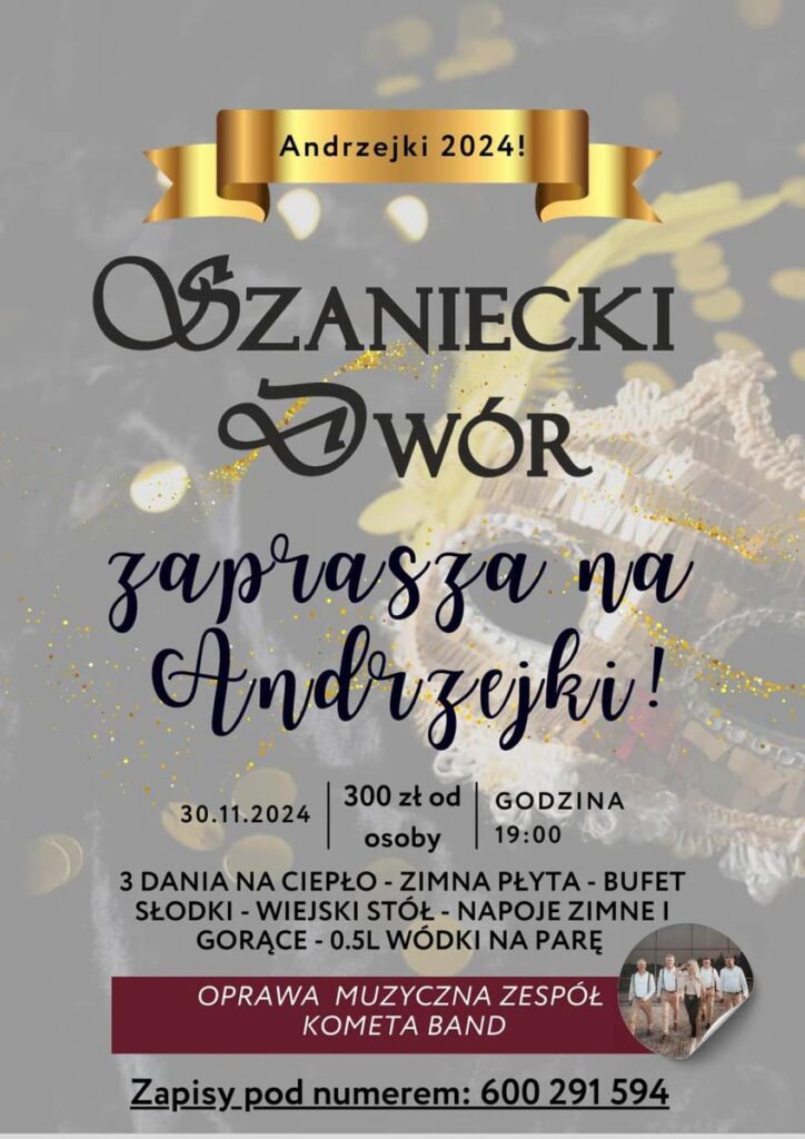 andrzejki w szanieckim dworze w busku-zdroju