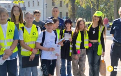 Wielki Finał „Odblaskowej Szkoły” w Publicznej Szkole Podstawowej Nr 1 im. Stanisława Staszica w Busku-Zdroju