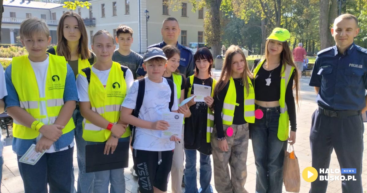 odblaskowa szkoła w Busku-Zdroju