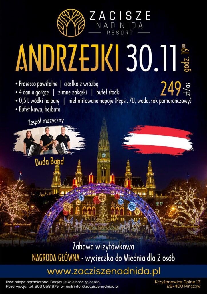 zacisze nad nida resort andrzejki 2024 1