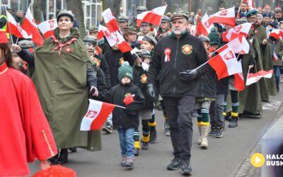 Mieszkańcy Buska-Zdroju wzięli udział w obchodach Święta Niepodległości! (ZDJĘCIA/VIDEO)