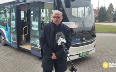 Busko-Zdrój testuje elektryczny autobus – komunikacja miejska w Busku-Zdroju (VIDEO)