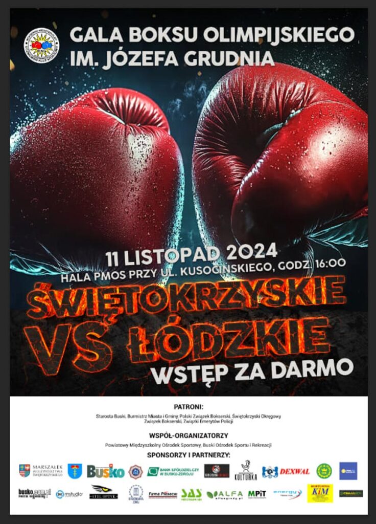 Gala Boksu Olimpijskiego im. Józefa Grudnia w Busku-Zdroju