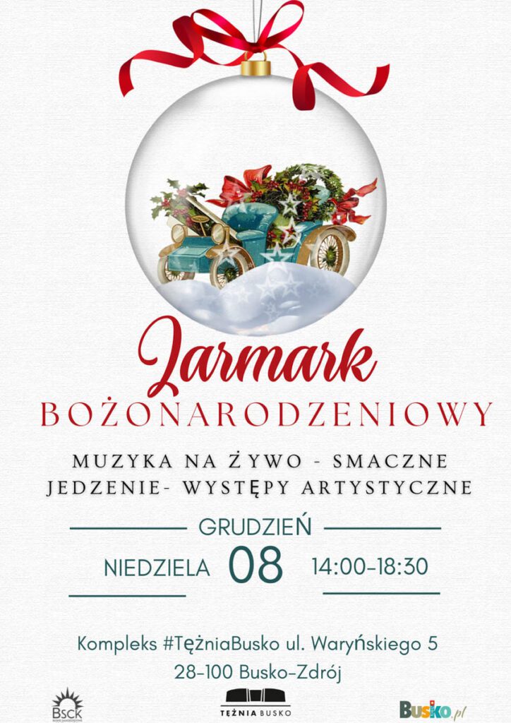 jarmark bożonarodzeniowy w tężni w busku-zdroju
