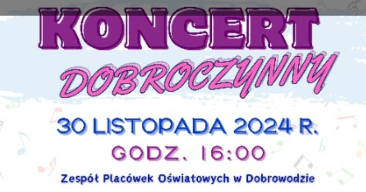 koncert charytatywny w dobrowodzie 1