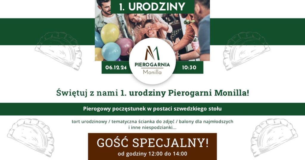 1. urodziny pierogarni monilla