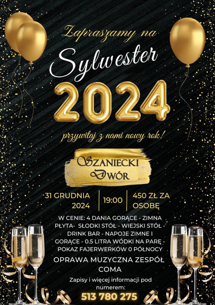 sylwester w szanieckim dworze w busku-zdroju