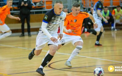 Emocje do samego końca: BSF Busko-Zdrój remisuje z Tech-Project Futsal Team Jarosław 3:3 (fot. Łukasz Rysiak)