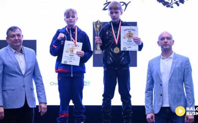 Grzegorz Śpiewak ze złotym medalem podczas Pucharu Polski Muay Thai Dzieci i Kadetów!