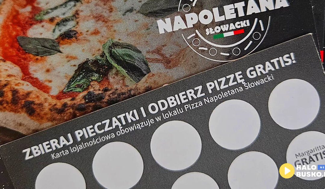 Pizza Napoletana „Słowacki” wprowadza kartę lojalnościową – zbieraj pieczątki.