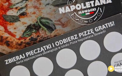 Pizza Napoletana „Słowacki” wprowadza kartę lojalnościową – zbieraj pieczątki.