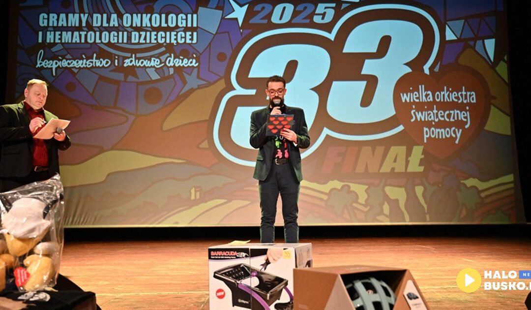 Wielka Orkiestra Świątecznej Pomocy w Busku-Zdroju zagrała po raz 33!