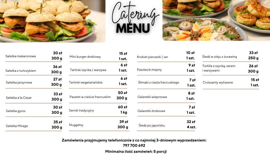 Twoje przyjęcie w dobrych rękach – Ty świętujesz, Mirage gotuje!