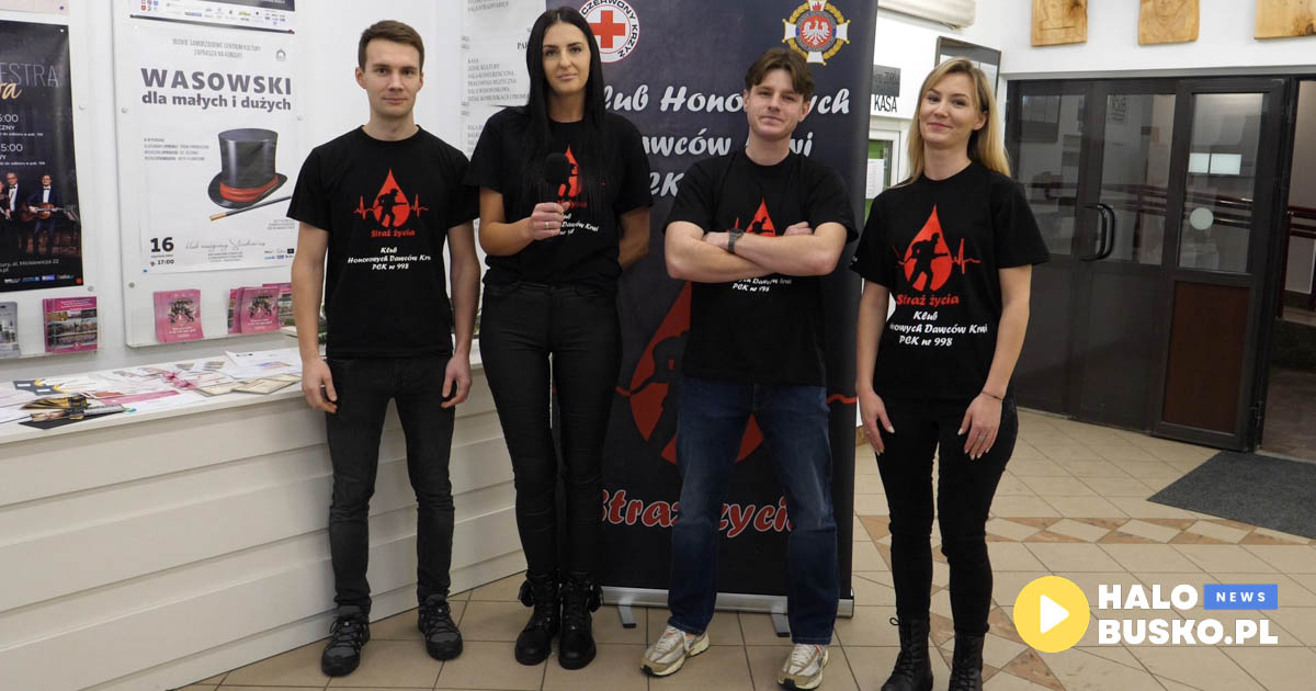 akcja honorowego krwiodawstwa podczas wośp w busku-zdroju